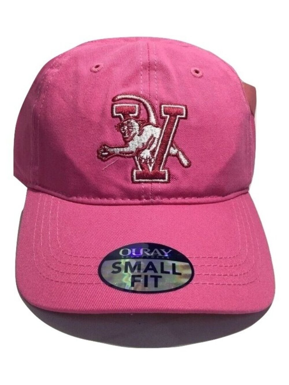 NCAA Vermont Catamounts Cap, Women's Hat, Adjustable Size, Pink Small Fit